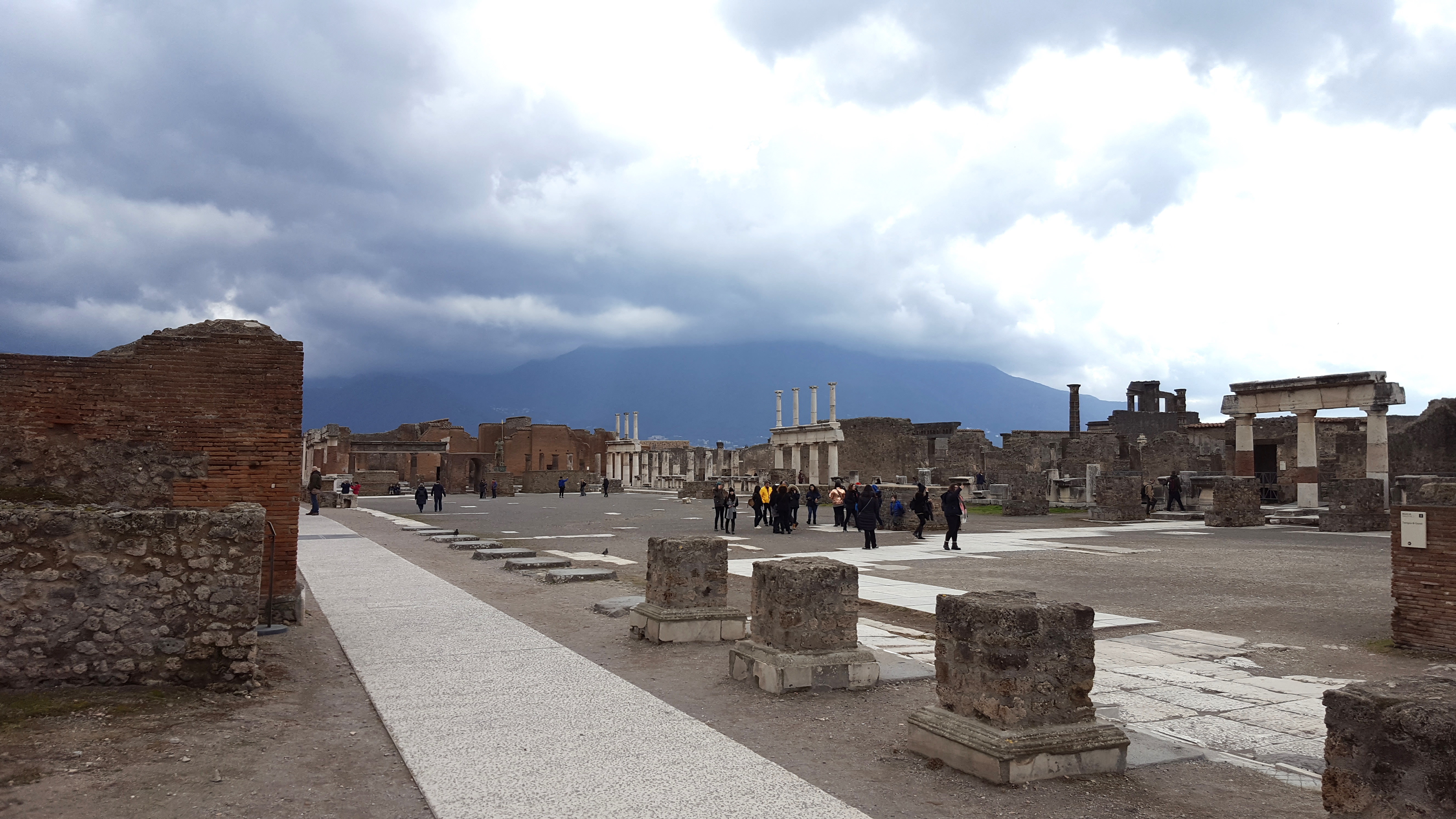 [Forum in Pompeii]