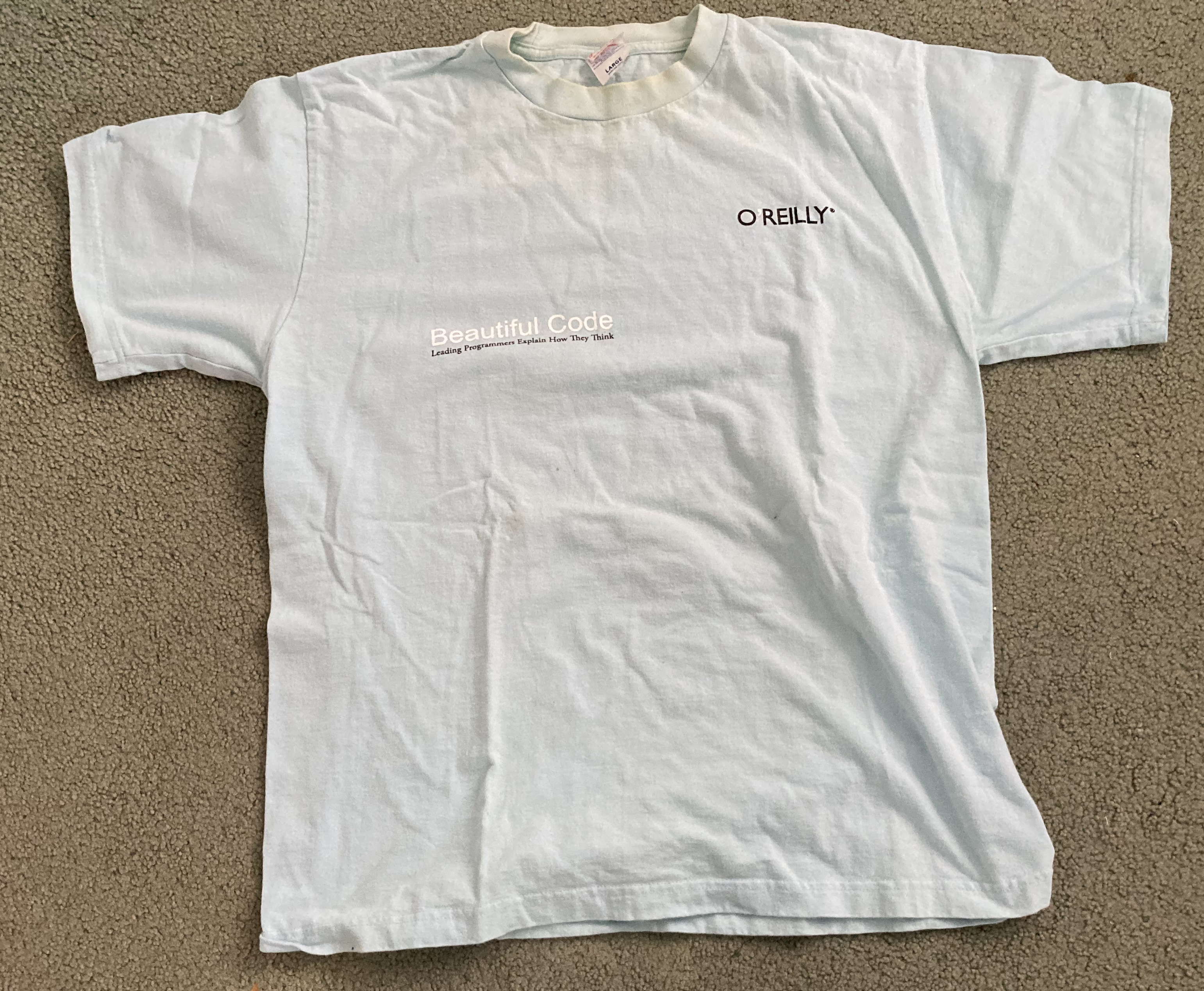 T-shirt advertising Beautiful Code