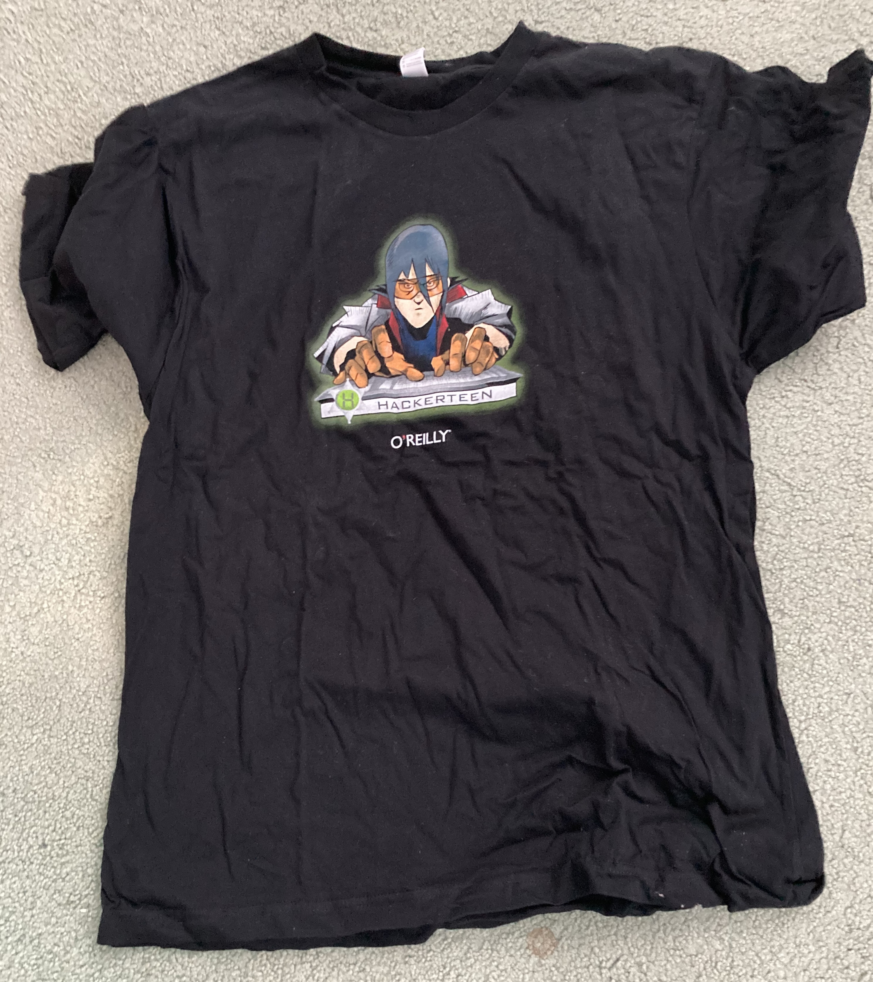 T-shirt advertising Hackerteen